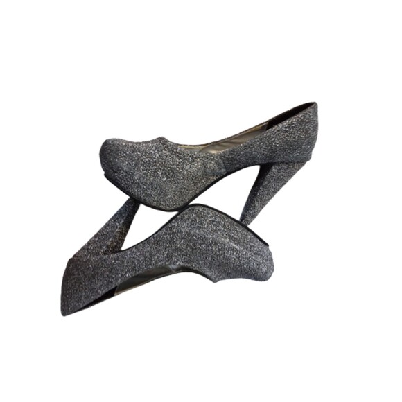 Dibanhy Shimmer 6.5 Ladies Wedge Heel Platform High Heel Shoes Formal Dress - Picture 4 of 7